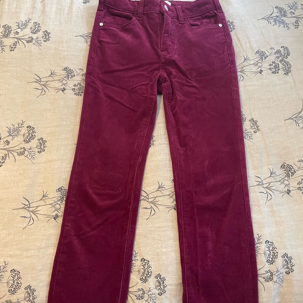 Anthropologie Pilcro Purple Corduroy Pants - Picture 3 of 6